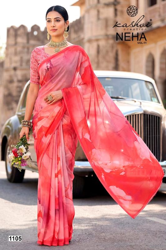 Kashvi neha vol 11 saree for wholesale  - wholesale export